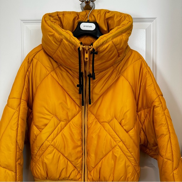 Sportmax MaxMara Label-cut Quilting Hoodie Puffer Jackets Sz:S US4 Fall/Winter - Picture 3 of 16